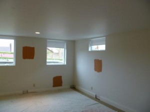 Schatchel Media Room Before 2 Seattle Interior Media Room Painting Before