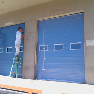 warehouse door painting