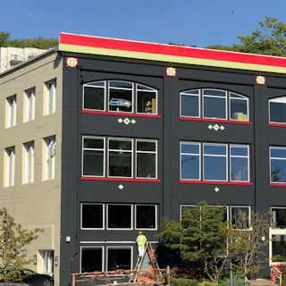 exterior office building painting